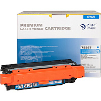 Elite Image Remanufactured Laser Toner Cartridge - Alternative for HP 504A (CE251A) - Cyan - 1 Each 7000 Pages (75567)