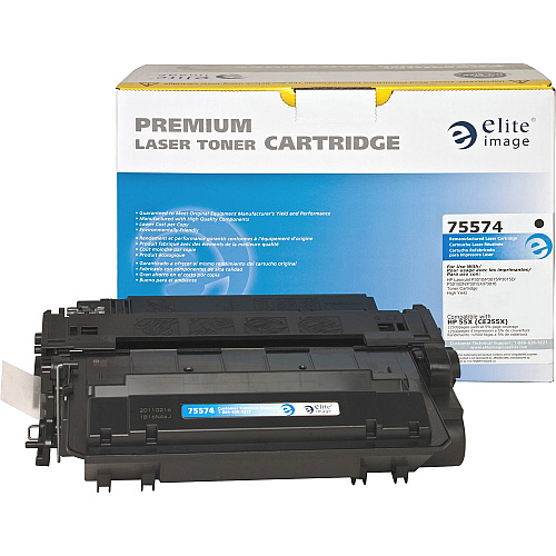 Elite Image Remanufactured Toner Cartridge - Alternative for HP 55X (CE255X) 12500 Pages (75574)