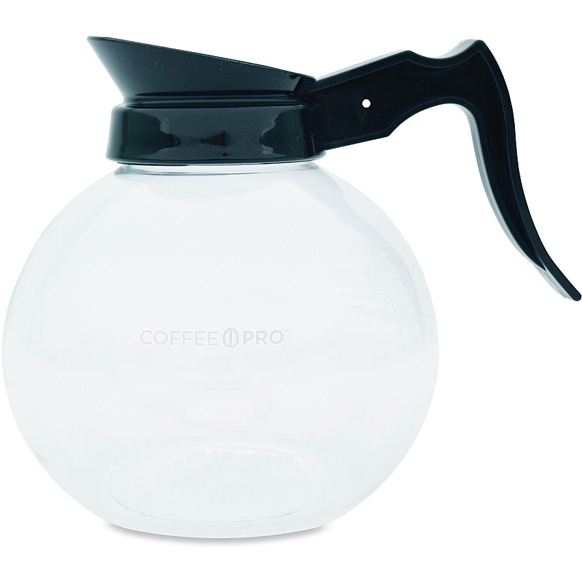 Coffee Pro 12-cup Glass Decanter Clear - Glass, Plastic Body - 1 Each (CP27000)