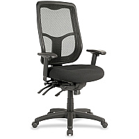Eurotech europa High-Back Executive Chair Black Seat Color - Fabric Seat Material - 1 Each (MFHB9SL)