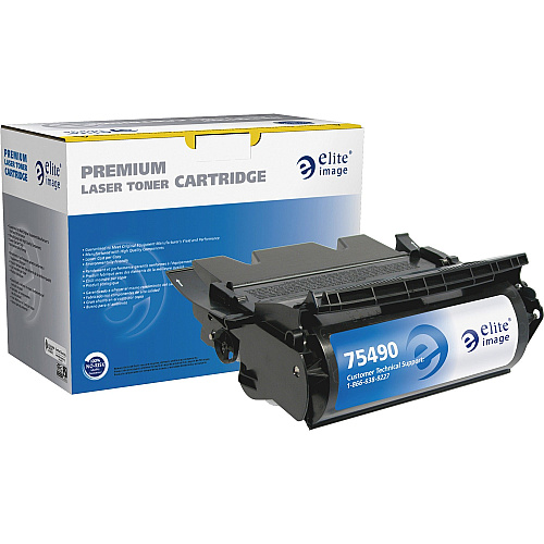 Elite Image Remanufactured MICR Toner Cartridge - Alternative for Lexmark (64015HA) 21000 Pages (75490)