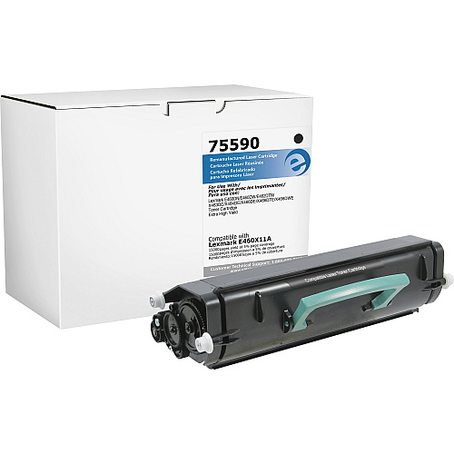 Elite Image Remanufactured Toner Cartridge - Alternative for Lexmark (E460X11A) 15000 Pages (75590)