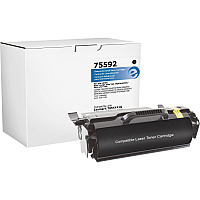 Elite Image Remanufactured High Yield Laser Toner Cartridge - Alternative for Lexmark T654X11A - Black - 1 Each 36000 Pages (75592)