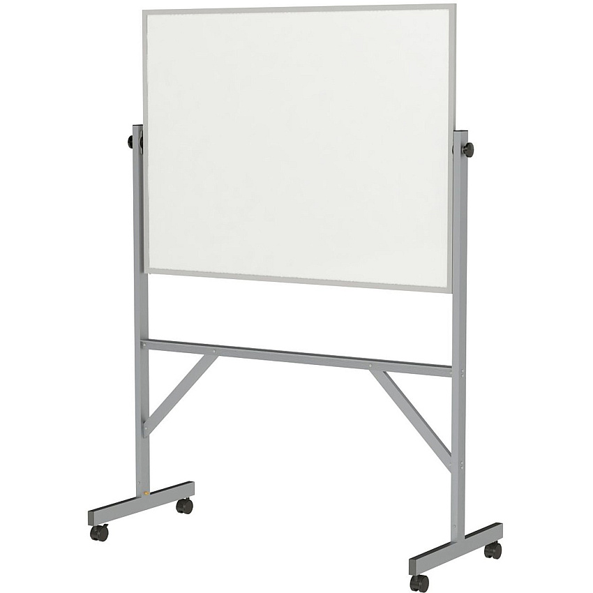 Ghent Dry Erase Board 48" (4 ft) Width x 36" (3 ft) Height - White Surface - Satin Aluminum Frame - Rectangle - Vertical - Assembly Required - 1 Each (ARMM34)
