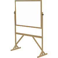 Ghent Dry Erase Board 48" (4 ft) Width x 36" (3 ft) Height - White Surface - Natural Oak Wood Frame - Rectangle - Vertical - Assembly Required - 1 Each - TAA Compliant (RMM34)