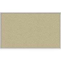 Ghent Vinyl Bulletin Board with Aluminum Frame 48" Board Height x 96" Board Width - Caramel Vinyl, Fabric, Fiberboard Surface - Washable, Durable - Satin Aluminum Frame - 1 Each (AV48181)