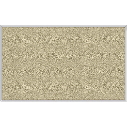 Ghent Vinyl Bulletin Board with Aluminum Frame 48" Board Height x 96" Board Width - Caramel Vinyl, Fabric, Fiberboard Surface - Washable, Durable - Satin Aluminum Frame - 1 Each (AV48181)