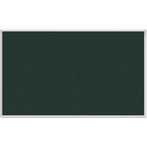 Ghent Vinyl Bulletin Board with Aluminum Frame 48" Board Height x 60" Board Width - Ebony Vinyl, Fabric Surface - Durable, Laminated, Textured Surface, Washable, Customizable - Satin Anodized Aluminum Frame - 1 Each (AV45183)