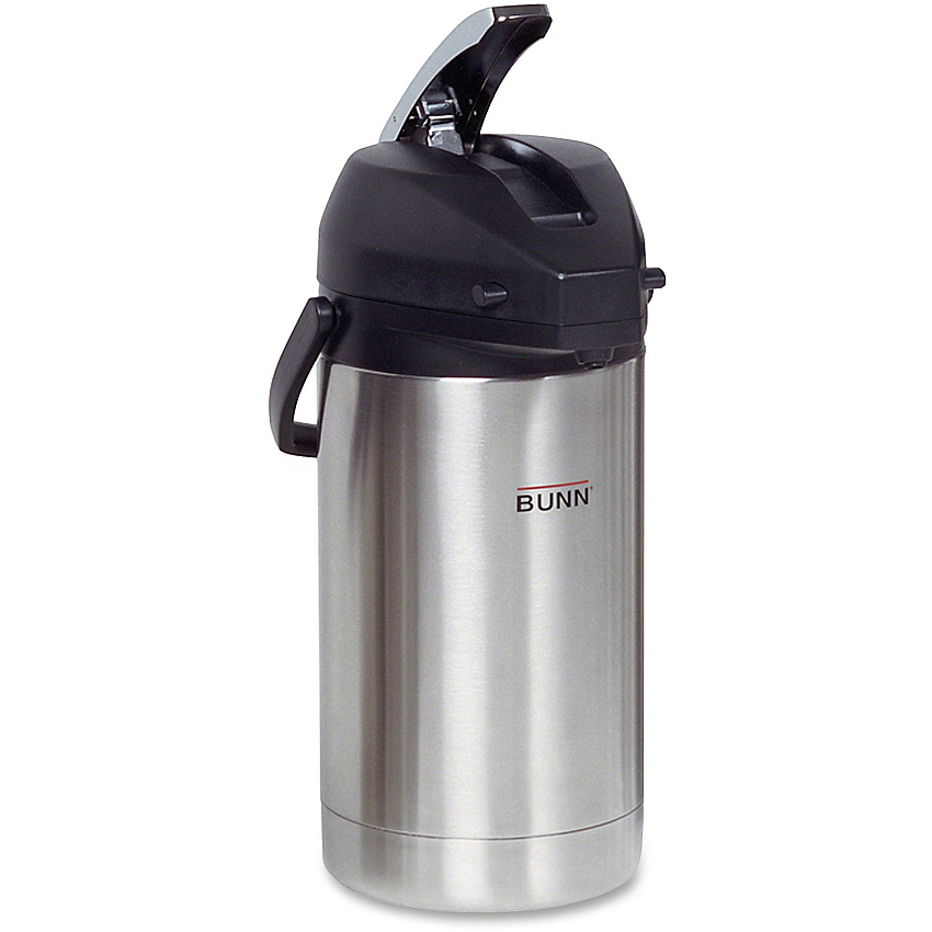 BUNN 3 Liter Stainless Steel Airpot 3.2 quart (3 L) - Stainless Steel - Stainless Steel (321300000)