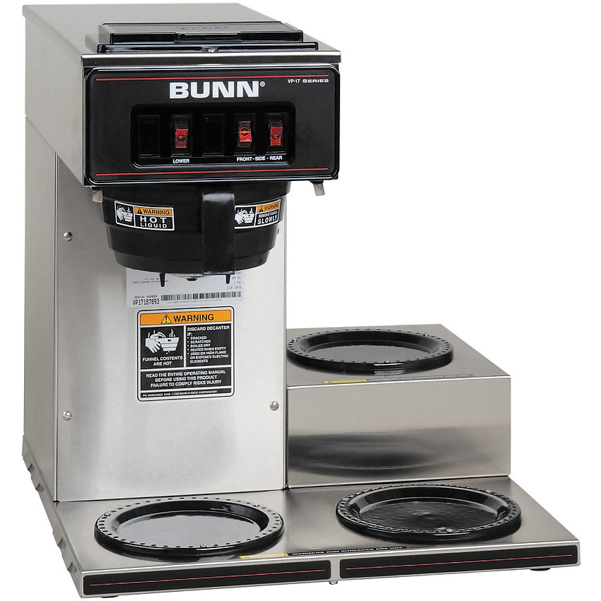 BUNN 12-Cup Pourover Coffee Brewer 12 Cup(s) - Multi-serve - Stainless Steel (133000003)