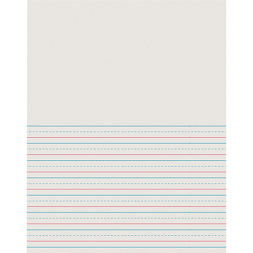 Pacon Newsprint Handwriting Paper Letter - 8 1/2" x 11" Sheet Size - White Binding - 500 / Pack (2695)