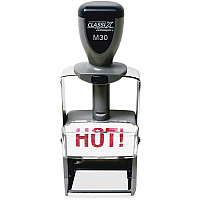 Xstamper ClassiX Self-inking Steel Message Stamp Message Stamp - 0.94
