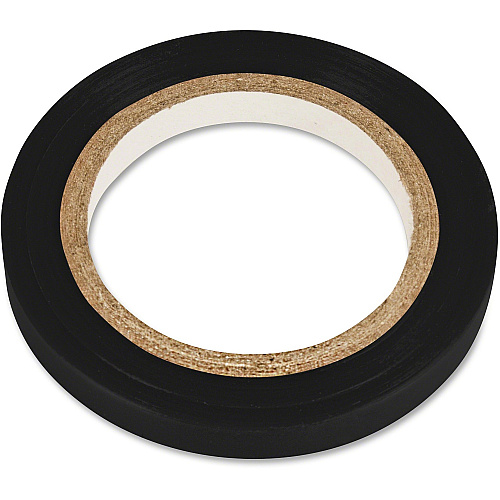 COSCO Glossy Art Tape 27 ft Length x 0.25" Width - Black - For Board - 1 Each (098075)