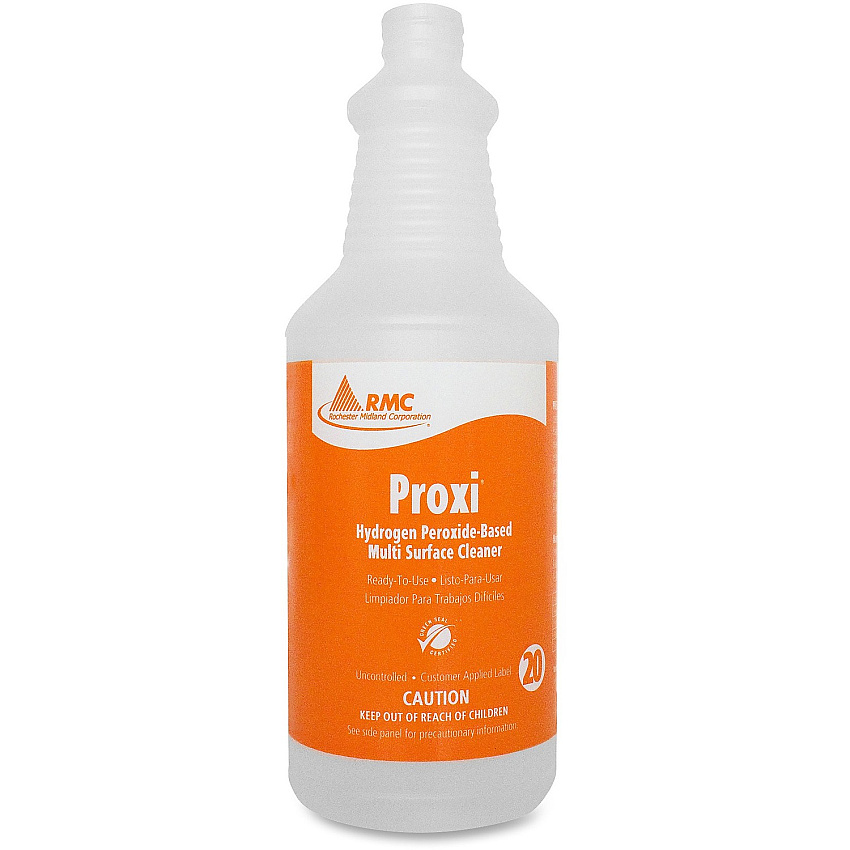 Rochester Midland RMC Proxi Cleaner Dispenser Bottle Frosted Clear - Plastic - 1 Each (35619873)