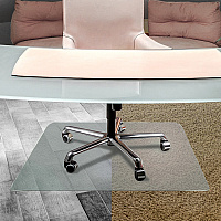 Cleartex Unomat Cleartex&reg; Unomat Anti-Slip Rectangular Chair Mat Hard Floors and Carpet Tiles - 48