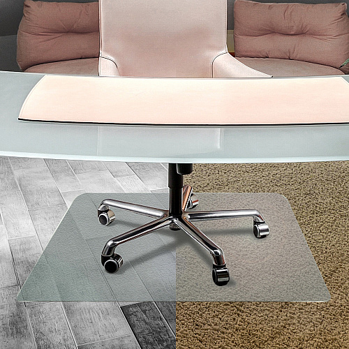 Cleartex Unomat Cleartex&reg; Unomat Anti-Slip Rectangular Chair Mat Hard Floors and Carpet Tiles - 48" x 60" Hard Floor, Home, Office - 60" Length x 48" Width x 0.075" Depth x 0.075" Thickness - Rectangular - Polycarbonate - Clear - 1 Each - (1215020ERA)
