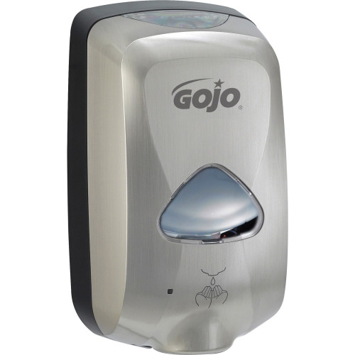 GOJO TFX Touch-Free Soap Dispenser, 1200 mL, 6.4" x 4.3" x 10.5", Nickel (278912)
