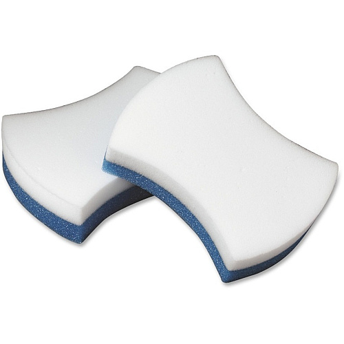 Scotch-Brite Easy Erase Sponge Pads 1.3" Height x 2.8" Width x 4.5" Depth - 4 / Pack - Polymeric Foam, Urethane - Blue, White (4004CC)