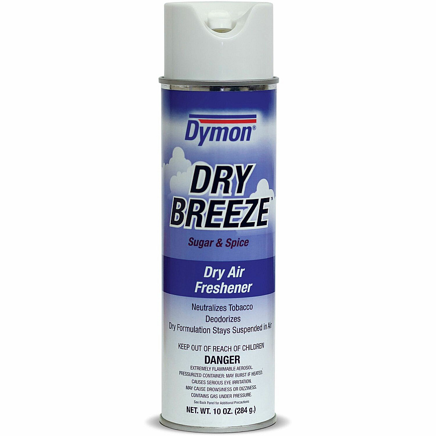 Dymon Dry Breeze Scented Dry Air Freshener Aerosol - 20 fl oz (0.6 quart) - Sugar & Spice - 1 Each (70220)