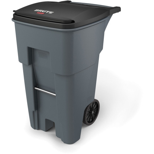 Rubbermaid Commercial Products Rubbermaid Commercial Big Wheel General Roll-out Container (9W2100GY)