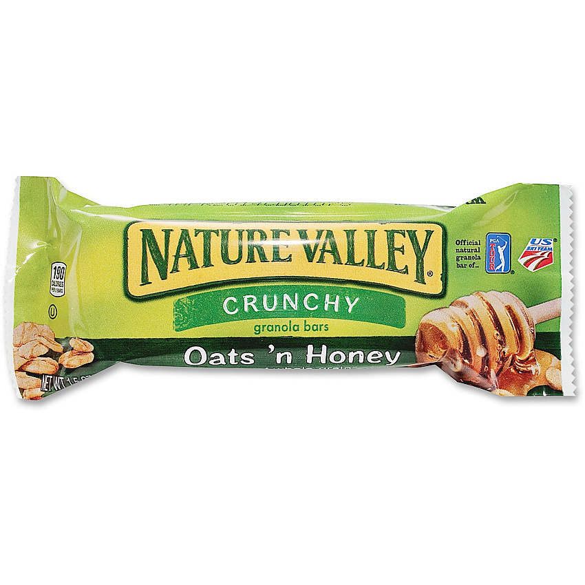 NATURE VALLEY Oats/Honey Granola Bar Oats 'n Honey - 1.50 oz - 18 / Box (SN3353)