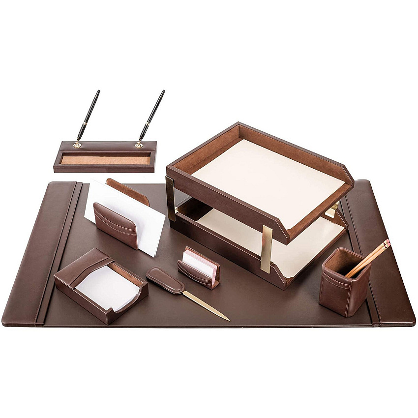 Dacasso Leather Desk Set 1 Each (D3420)