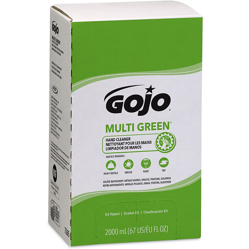 Gojo&reg; Multi Green Hand Cleaner Citrus Scent - 2.11 quart - Soil Remover, Dirt Remover, Kill Germs - Hand - Green - Non-abrasive - 1 Each (726504)