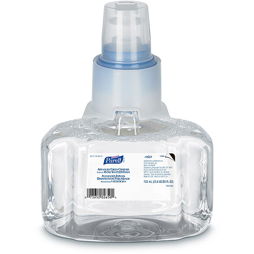 PURELL&reg; Hand Sanitizer Foam Refill Fragrance-free Scent - 23.67 fl oz - Hands-free Dispenser - Kill Germs - Hand, Skin - Clear - Eco-friendly - 1 Each (130403)