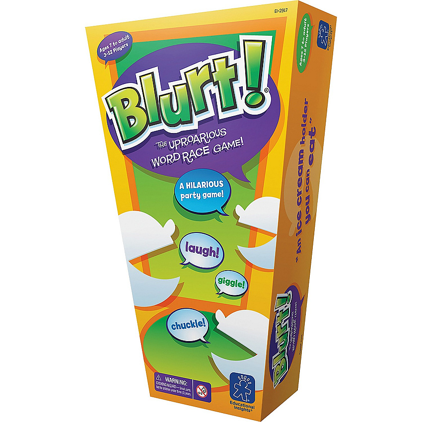 Educational Insights Blurt Word Race Game Word - Strategy - 3 to 12 Players - 1 Each (2917)
