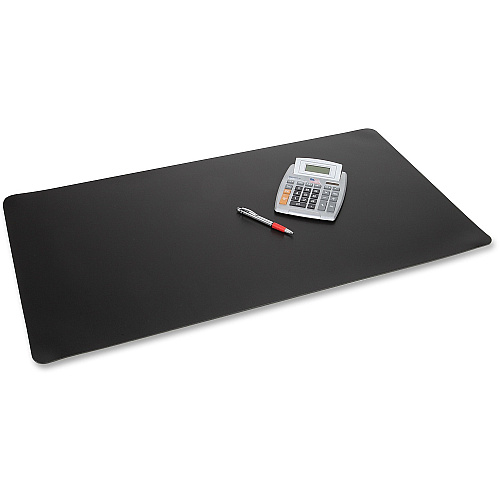Artistic Rhino II Antimicrobial Protective Desk Pads Rectangular - 36" Width x 20" Depth - Foam Backing - Rhinolin, Foam - Black (LT612M)