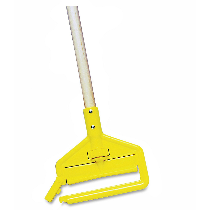 Rubbermaid Commercial 60" Invader Wet Mop Handle 60" Length - Yellow - Hardwood - 1 Each (H116000000)