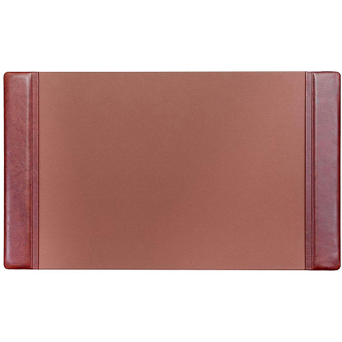 Dacasso Leather Side-Rail Desk Pad 20" Width - Leather - Brown - 1 Each (P3001)