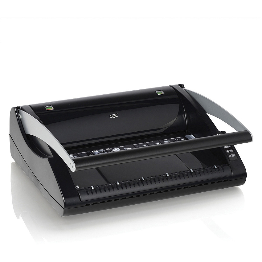 GBC ProClick P110 Manual Binding Machine ProClick, CombBind - 10" Height x 18" Width x 14" Depth - Gray (7708185)