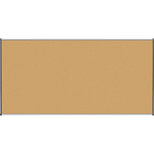 Lorell Satin-Finish Bulletin Board 96" Board Height x 48" Board Width - Natural Cork Surface - Durable, Self-healing - Silver Anodized Aluminum Frame - 1 Each (LLR60645)