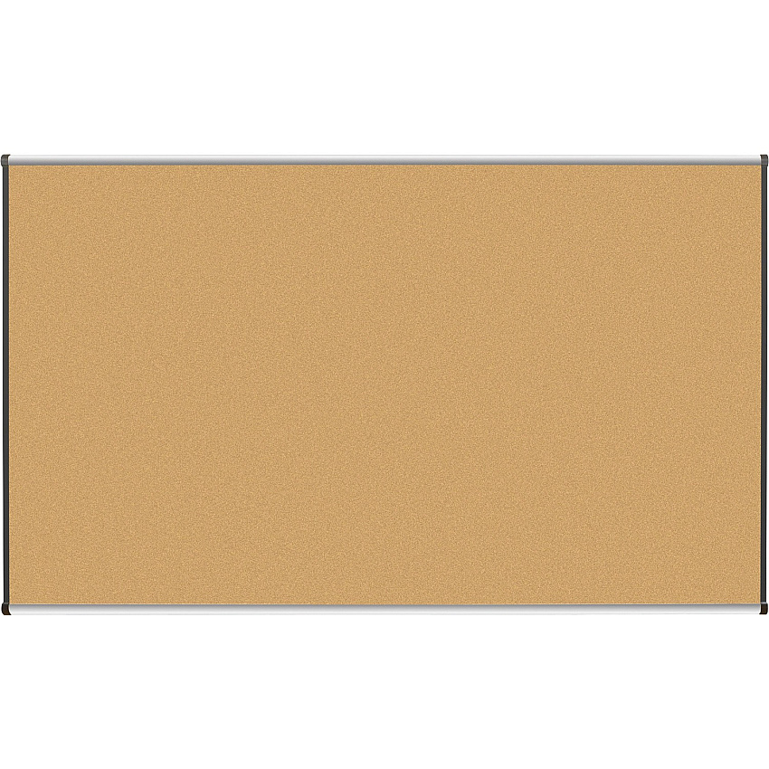 Lorell Satin-Finish Bulletin Board 72" Board Height x 48" Board Width - Natural Cork Surface - Durable, Self-healing - Silver Anodized Aluminum Frame - 1 Each (LLR60646)