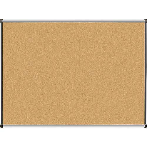 Lorell Satin-Finish Bulletin Board 48" Board Height x 36" Board Width - Natural Cork Surface - Durable, Self-healing - Silver Anodized Aluminum Frame - 1 Each (LLR60647)