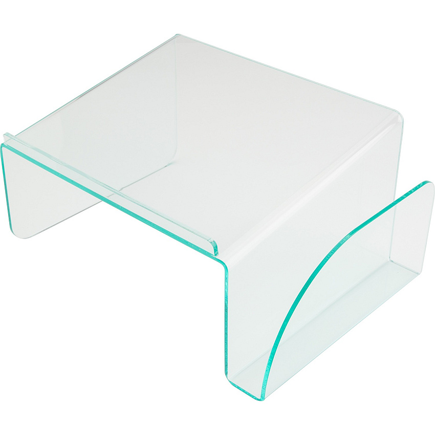 Lorell Phone Stand 5.50" Height x 11" Width x 10" Depth - Acrylic - Clear, Green (LLR80661)
