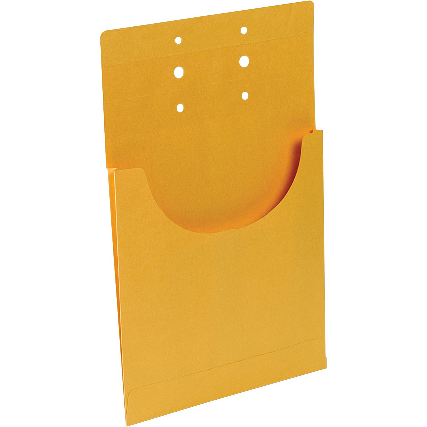Business Source Letter Classification Folder 8 1/2" x 11" - 3/4" Expansion - Internal Pocket(s) - Kraft - Durable, Reinforced - 100 / Box (BSN15700)