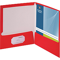 Business Source Letter Pocket Folder 8 1/2