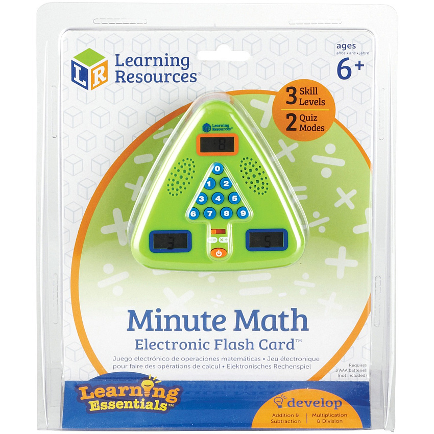 Learning Resources Minute Math Electronic Flash Card Electronic Flash Card (LER6965)
