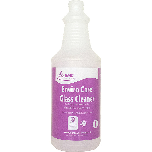 Rochester Midland RMC Glass Cleaner Spray Bottle Frosted Clear - Plastic - 1 Each (35064373)