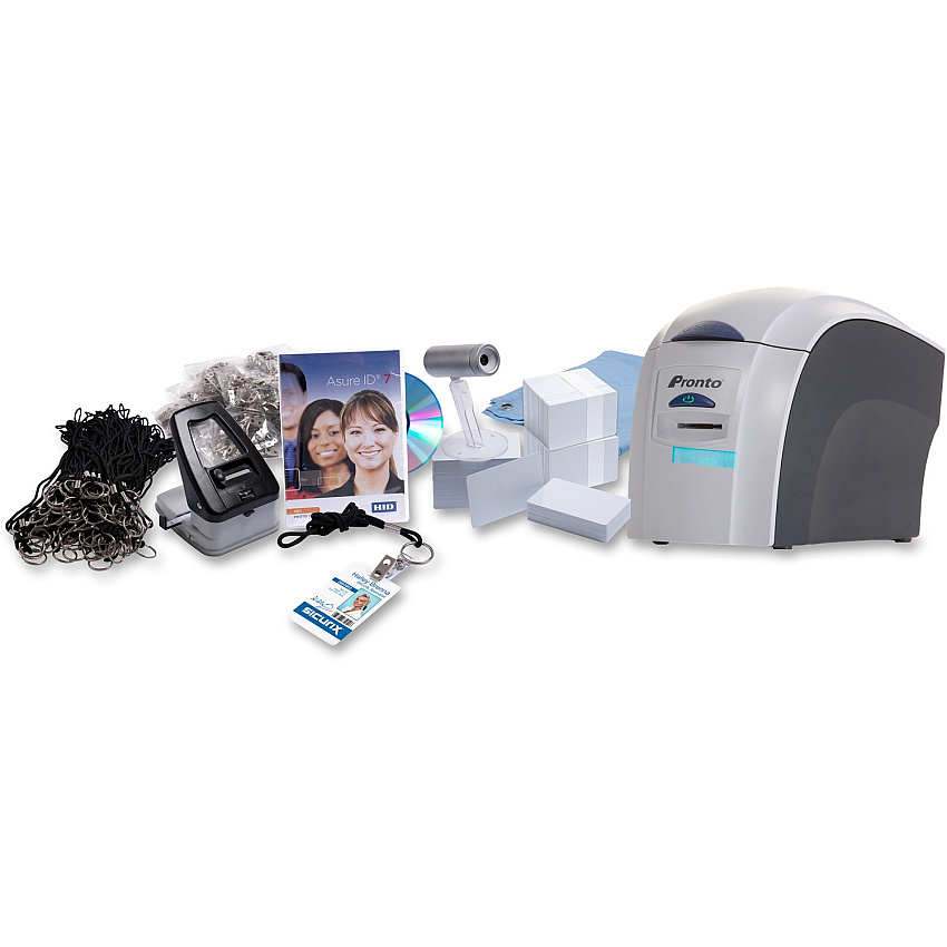 SICURIX Pronto Desktop Dye Sublimation/Thermal Transfer Printer - Color - Card Print - Gray 7 Second Mono - 35 Second Color (36490001K1)