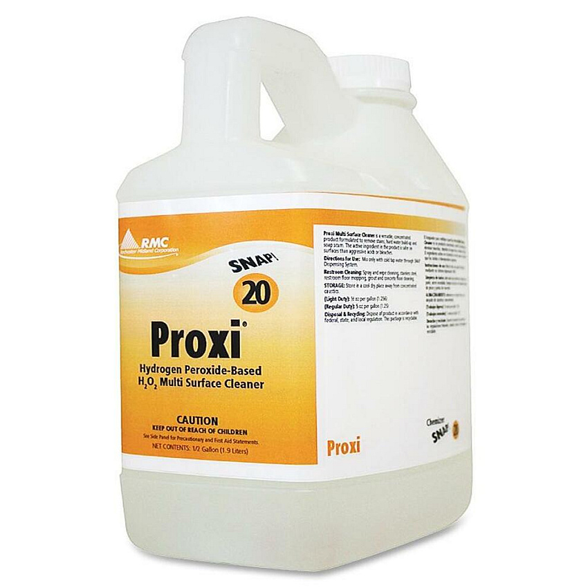 Rochester Midland RMC Snap! Proxi Multi Surf Cleaner For Restroom, Glass, Floor, Mirror - 64 fl oz (2 quart) - Recommended For: Stain Remover - Residue-free - Clear - 4 / Carton (11850225)