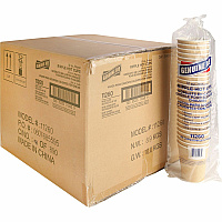 Genuine Joe 12 oz Rippled Hot Cups 12 fl oz - Brown - Hot Drink, Beverage - 25/Pack - 20 / Carton (GJO11260CT)