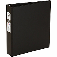 Avery&reg; Economy Binder 2" Binder Capacity - Letter - 8 1/2" x 11" Sheet Size - 375 Sheet Capacity - 3 x 2" Ring(s) - Fastener(s): Round Ring - Pocket(s): 2, Internal - Polypropylene - Black, Pacific Blue - Recycled - Pocket, Lightweight, PVC-fr (11780)