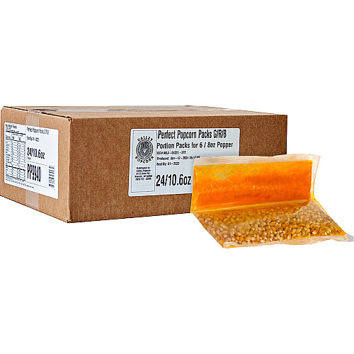 Valley Popcorn Perfect Pack Gold Popcorn Kit Butter - 10.60 oz - 24 / Carton (POPPP9940)