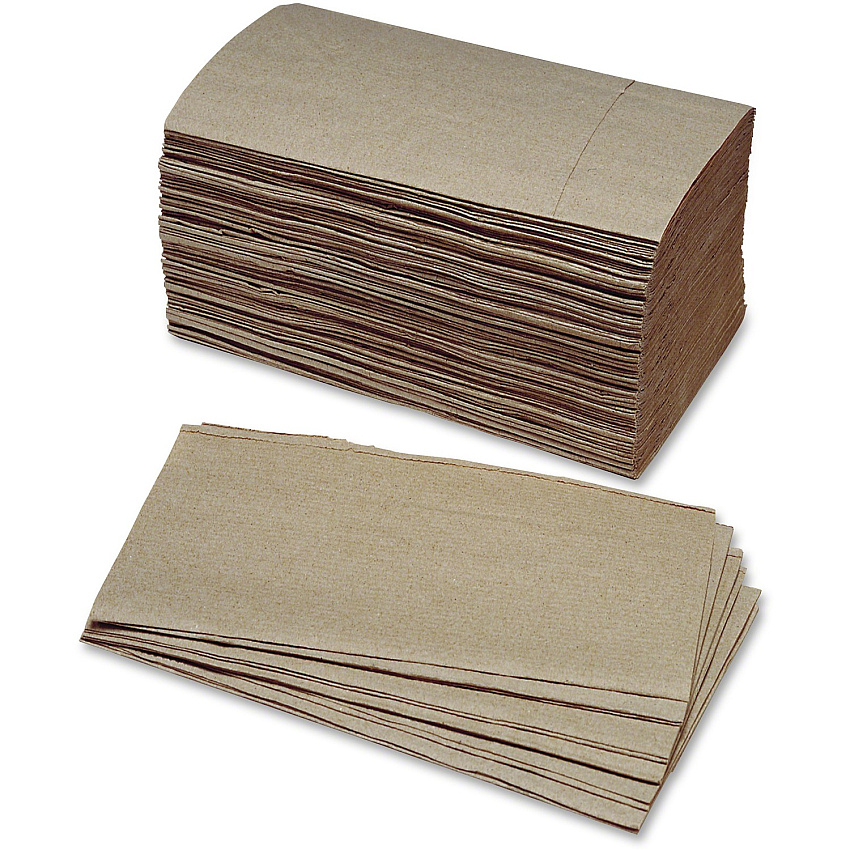 AbilityOne 8540013590798, SKILCRAFT, Recycled Paper Towels, 5.38 x 9.25, Kraft, 4,000/Box