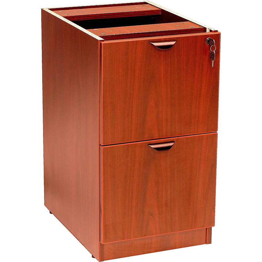 Boss Vertical File 16" Width x 22" Depth x 28.50" Height - Wood - Cherry - 1 Each (N176C)