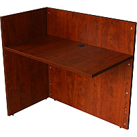 Boss Reception Return 29" Height x 42" Width x 24" Depth - Assembly Required - Cherry - Wood - 1 Each (N180C)