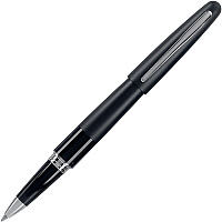 Pilot Metropolitan Fine Gel Roller Fine Pen Point - Refillable - Black Ink - Gel-based - Metallic Brass, Black Barrel - 1 Each (91207)